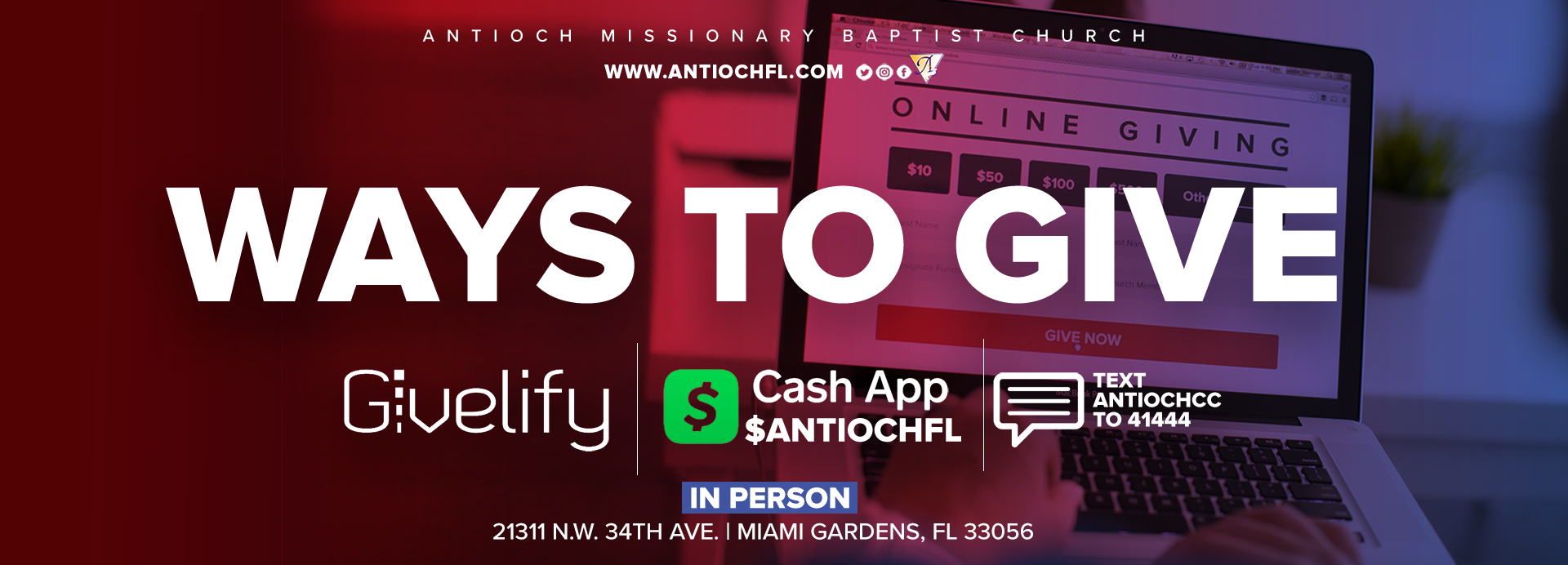 Antioch Miami Gardens – One Church, Two Locations